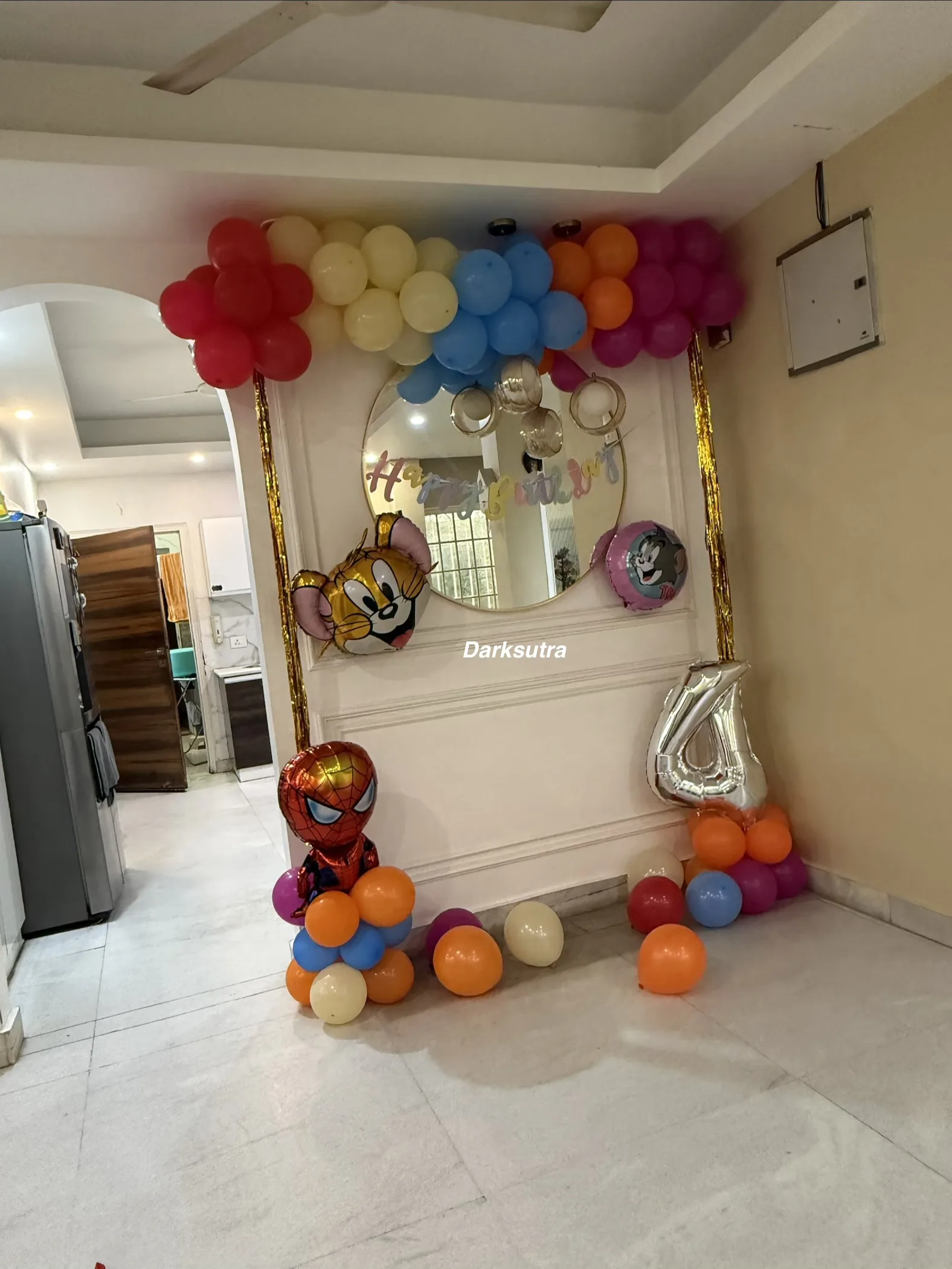 Cartoon Character Birthday Setup
